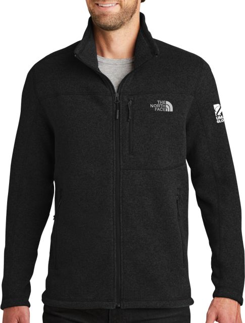 UMass Global The North Face Heather Fleece Jacket  UMass Global Primary Logo Stacked - ONLINE ONLY