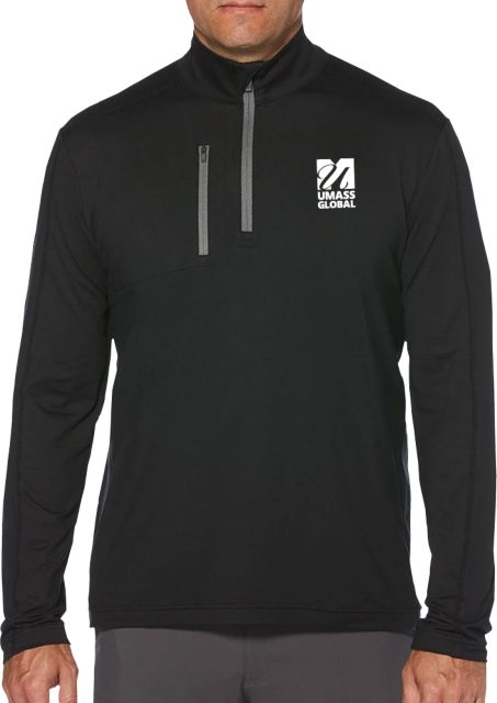 UMass Global Callaway 1/4 Zip Pullover  UMass Global Primary Logo Stacked - ONLINE ONLY