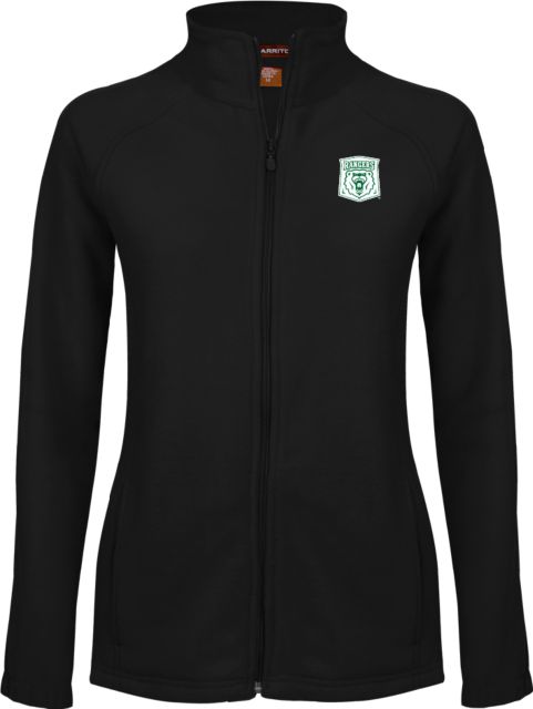Wisconsin Parkside Womens Fleece Full Zip Jacket Primary Athletic Mark - ONLINE ONLY