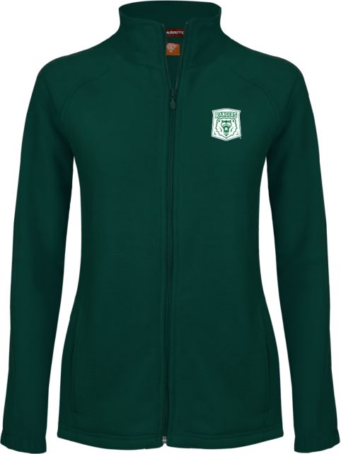 Wisconsin Parkside Womens Fleece Full Zip Jacket Primary Athletic Mark - ONLINE ONLY