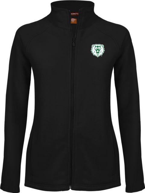 Wisconsin Parkside Womens Fleece Full Zip Jacket Athletic Bear Head - ONLINE ONLY