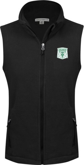 Wisconsin Parkside Womens Fleece Full Zip Vest Primary Athletic Mark - ONLINE ONLY