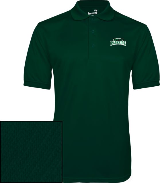 Wisconsin Parkside Dry Mesh Polo Parkside w Half Bear - ONLINE ONLY