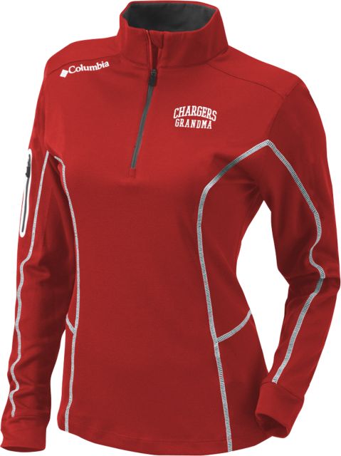 Dominican Columbia Womens Omni Wick Shotgun 1/4 Zip Chargers Grandma - ONLINE ONLY
