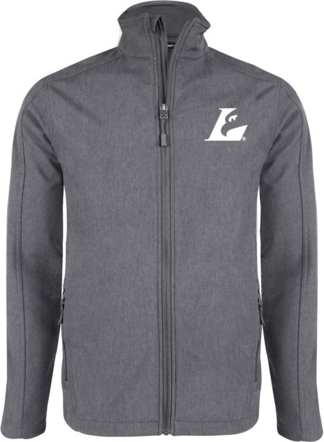 Wisconsin La Crosse Heather Softshell Jacket Eagle L EMB - ONLINE ONLY