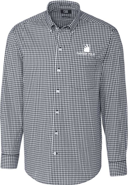 Florida Poly Univ Cutter and Buck Stretch Gingham Long Sleeve Shirt Florida Poly - 1 Color - ONLINE ONLY