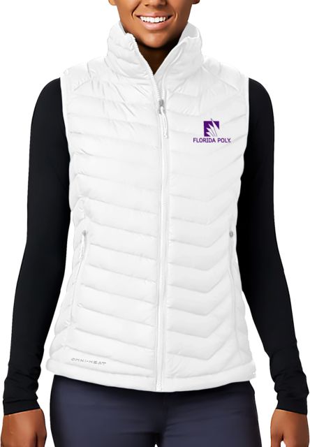 Florida Poly Univ Columbia Powder Lite Ladies Vest Florida Poly - 1 Color - ONLINE ONLY