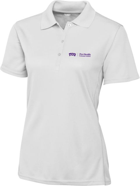 TCU Womens Clique Ice Pique Polo TCU Pre Health - ONLINE ONLY