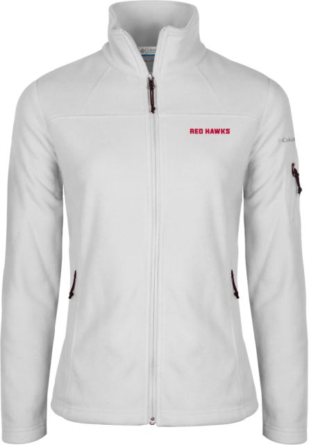 Montclair State Columbia Ladies Full Zip Fleece Jacket Hawks Word Mark - ONLINE ONLY