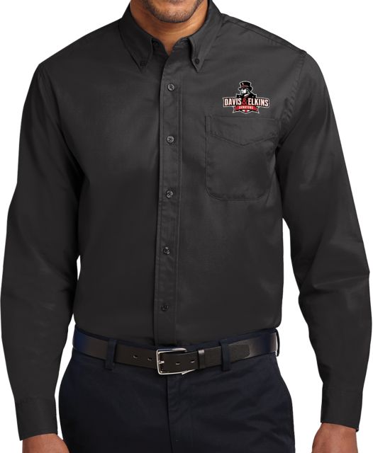 Davis & Elkins Twill Button Down Long Sleeve Primary Mark - ONLINE ONLY