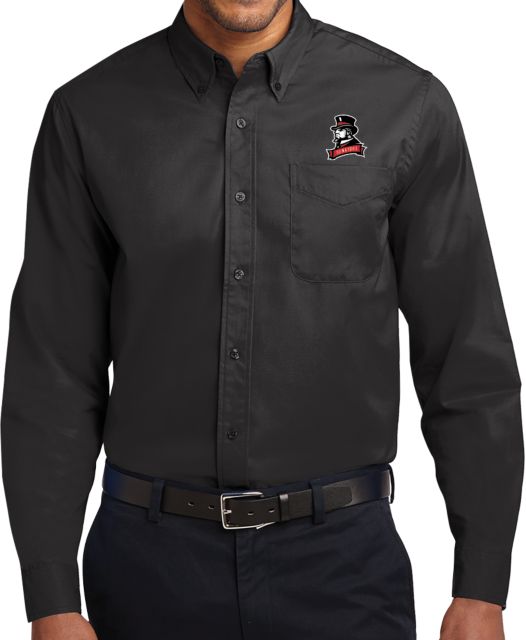 Davis & Elkins Twill Button Down Long Sleeve Senators - ONLINE ONLY