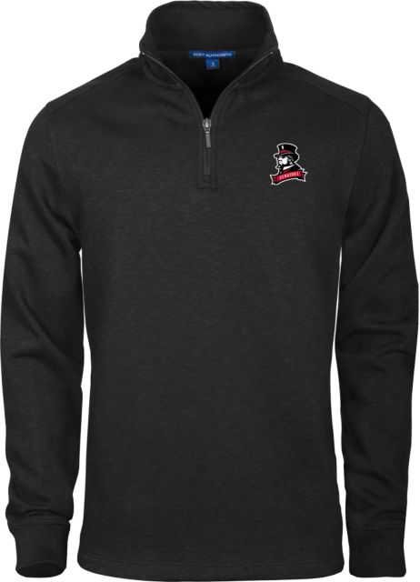 Davis & Elkins Slub Fleece 1/4 Zip Pullover Senators - ONLINE ONLY