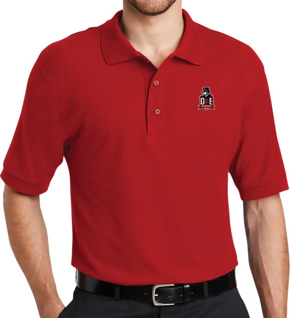 Davis & Elkins Silk Touch Polo DE Senators - ONLINE ONLY