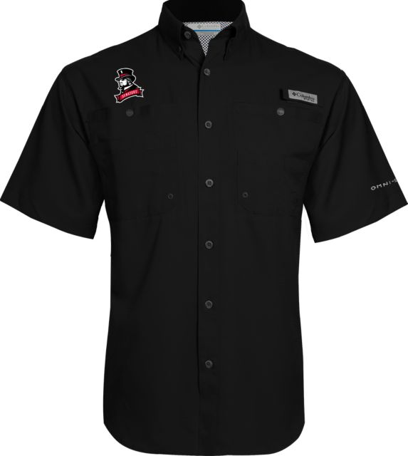 Davis and Elkins Columbia Tamiami Performance Short Sleeve Shirt Senators - ONLINE ONLY