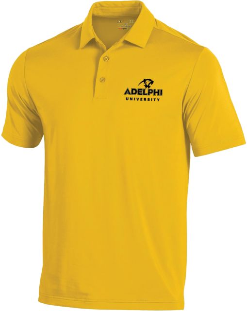 Adelphi Under Armour T2 Performance Polo Panther Head Adelphi University - ONLINE ONLY