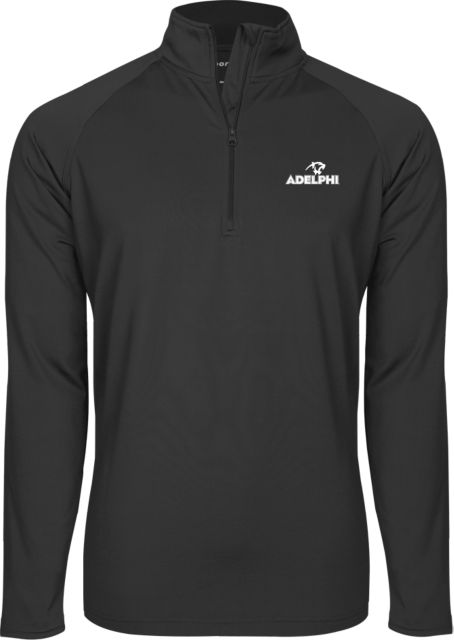 Adelphi Sport Tek Sport Wick Stretch 1/2 Zip Pullover Adelphi with Panther Head - ONLINE ONLY