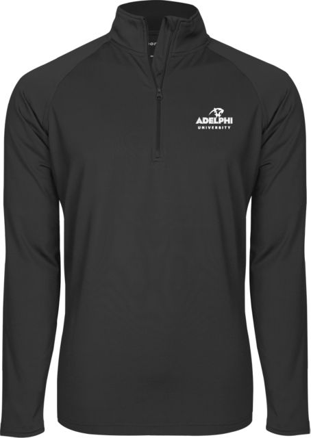 Adelphi Sport Tek Sport Wick Stretch 1/2 Zip Pullover Panther Head Adelphi University - ONLINE ONLY