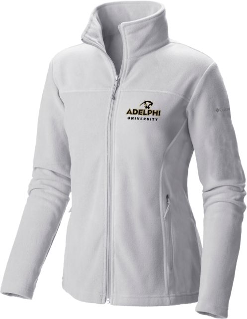 Adelphi Columbia Womens Full Zip Fleece Jacket Panther Head Adelphi University - ONLINE ONLY