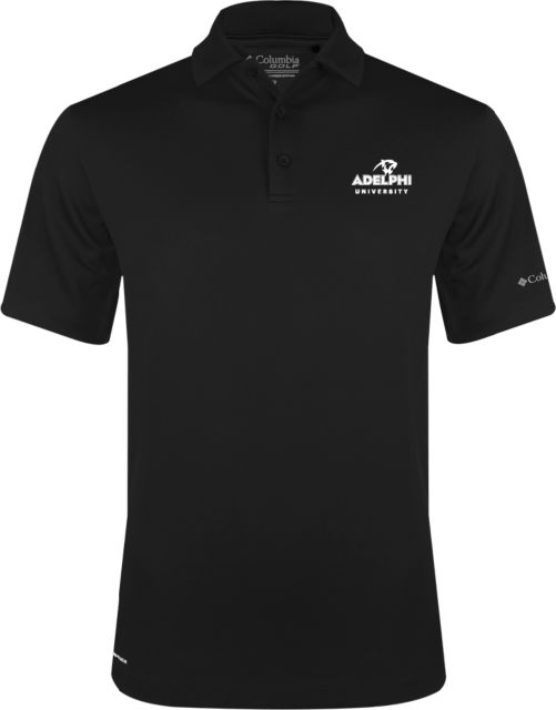 Adelphi Columbia Omni Wick Drive Polo Panther Head Adelphi University - ONLINE ONLY