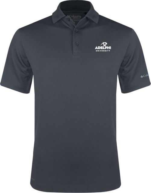 Adelphi Columbia Omni Wick Drive Polo Panther Head Adelphi University - ONLINE ONLY