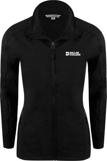 Dallas College Womens Softshell Jacket Primary Mark - ONLINE ONLY