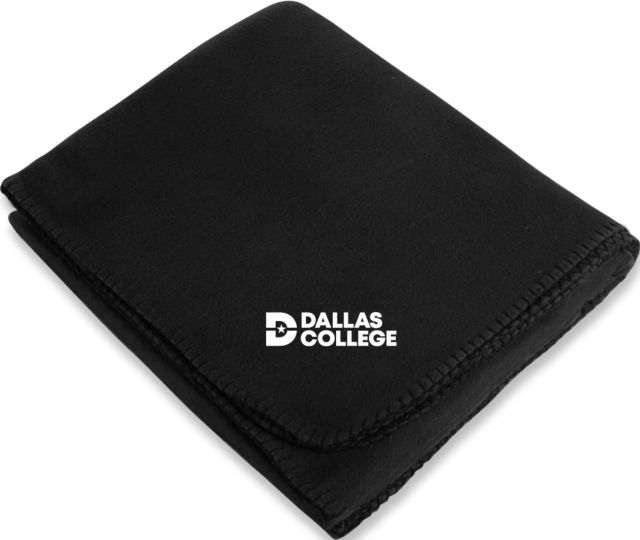 Dallas College Arctic Fleece Blanket Primary Mark - ONLINE ONLY