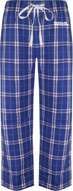 Dallas College Flannel Pajama Pant Primary Mark - ONLINE ONLY