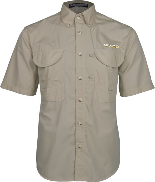 Walla Walla Fishing Shirt Performance Short Sleeve WWCC Logo - ONLINE ONLY