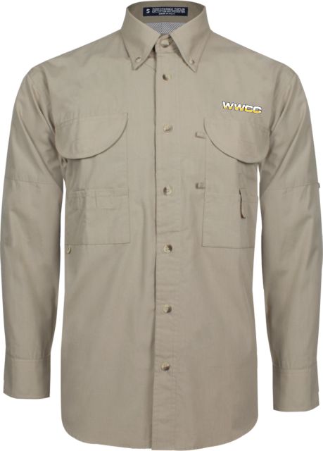 Walla Walla Fishing Shirt Performance Long Sleeve WWCC Logo - ONLINE ONLY