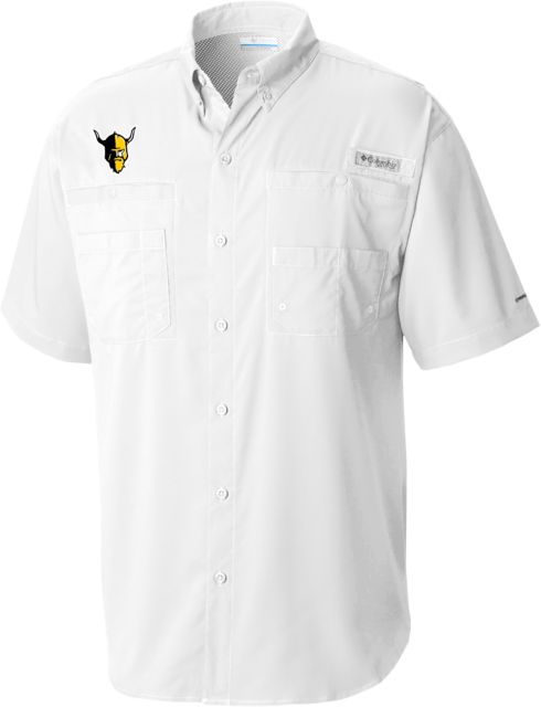Walla Walla Columbia Tamiami Performance Short Sleeve Shirt Warrior Head - ONLINE ONLY