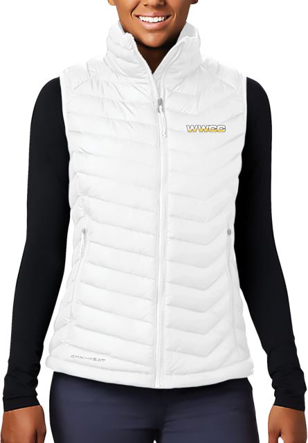 Walla Walla Columbia Womens Powder Lite Vest WWCC Logo - ONLINE ONLY