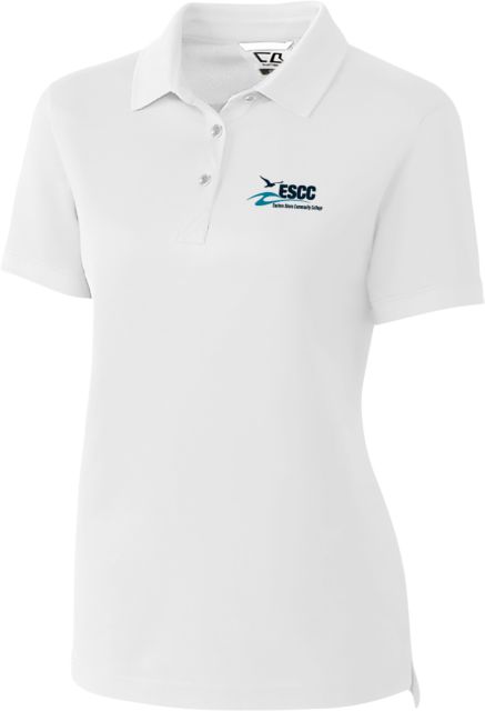 ESCC Ladies CandB Advantage White Polo ESCC Emb. - ONLINE ONLY