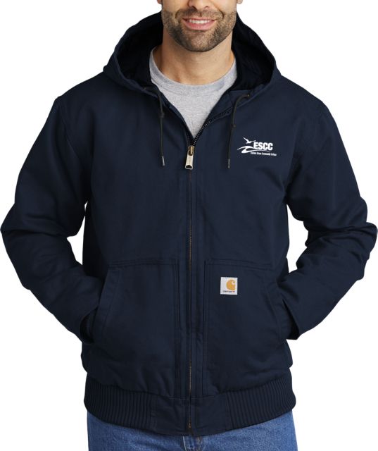 ESCC Carhartt Washed Duck Navy Active Jacket ESCC Emb. - ONLINE ONLY