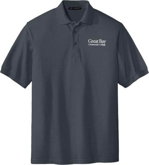 Great Bay CC Extended Silk Touch Polo Great Bay Community College - ONLINE ONLY