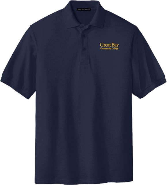 Great Bay CC Extended Silk Touch Polo Great Bay Community College - ONLINE ONLY