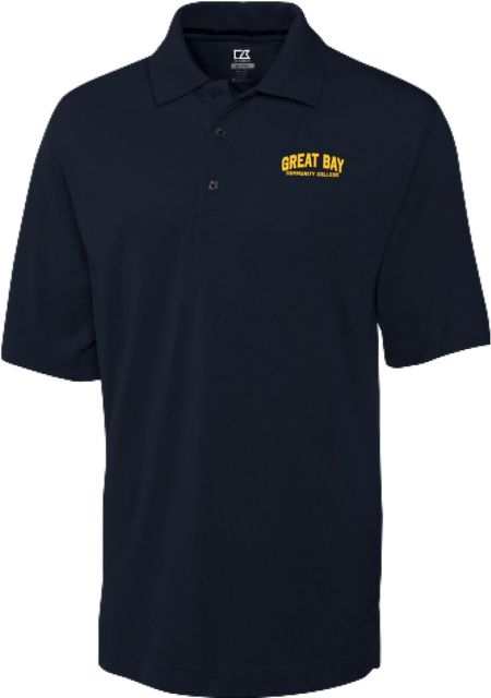 Great Bay CC C&B Advantage TriBlend Pique Polo Arched Great Bay Community College - ONLINE ONLY