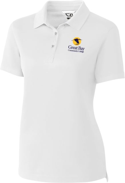 Great Bay CC C&B Womens Advantage Polo Great Bay Community College Wordmark - ONLINE ONLY