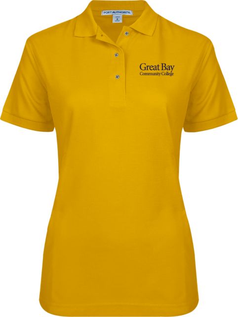 Great Bay CC Womens Silk Touch Pique Polo Great Bay Community College - ONLINE ONLY