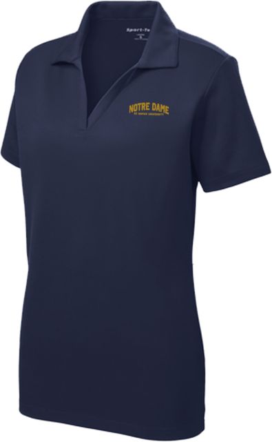 Notre Dame De Namur Womens Dry Mesh Polo Arched Notre Dame De Namur University - ONLINE ONLY