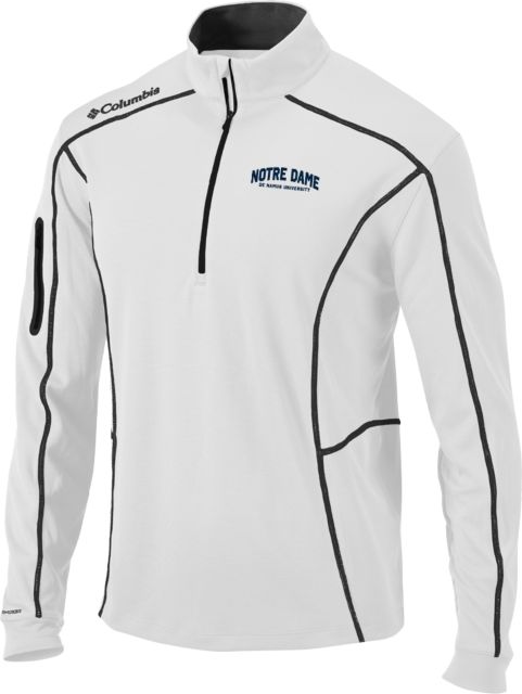 Notre Dame De Namur Columbia Omni Wick Shotgun 1/4 Zip Arched Notre Dame De Namur University - ONLINE ONLY