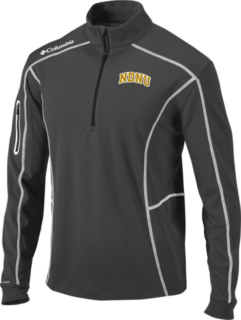 Notre Dame De Namur Columbia Omni Wick Shotgun 1/4 Zip Arched NDNU - ONLINE ONLY