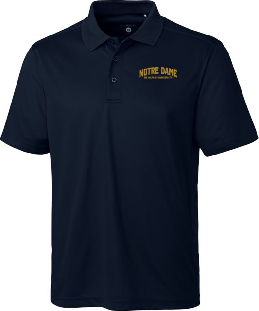 Notre Dame De Namur C&B Clique Ice Pique Polo Arched Notre Dame De Namur University - ONLINE ONLY