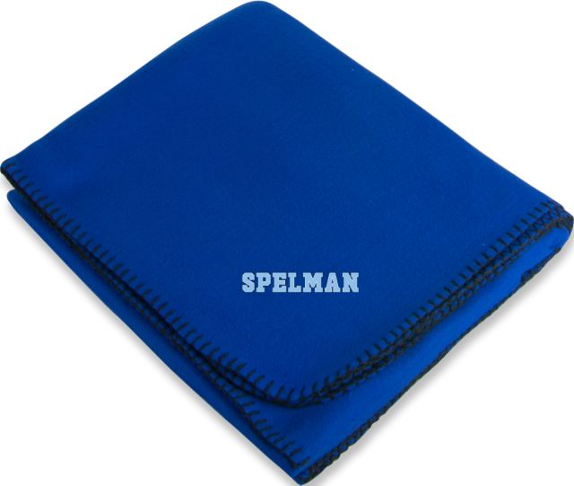 Spelman College Arctic Fleece Blanket Spelman Wordmark - ONLINE ONLY