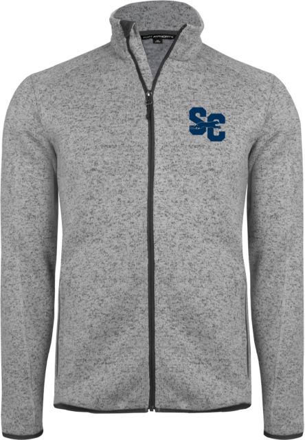 Spelman College Heather Sweater Fleece Jacket Spelman Jaguar SC - ONLINE ONLY