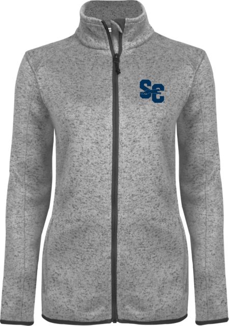 Spelman College Womens Heather Fleece Jacket Spelman Jaguar SC - ONLINE ONLY