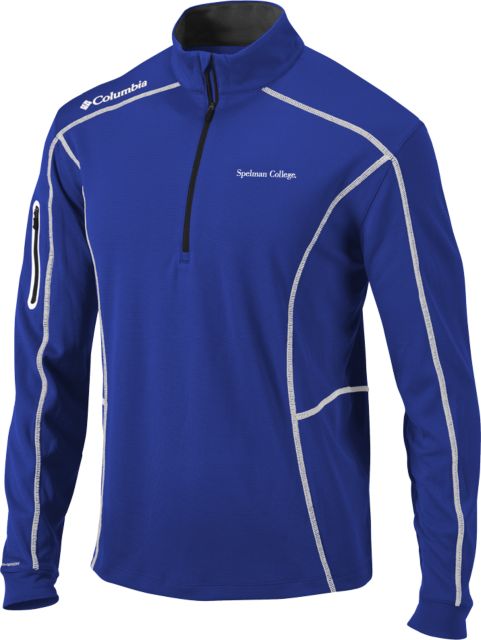 Spelman College Omni Wick Shotgun 1/4 Zip Spelman College Institutional Wordmark - ONLINE ONLY