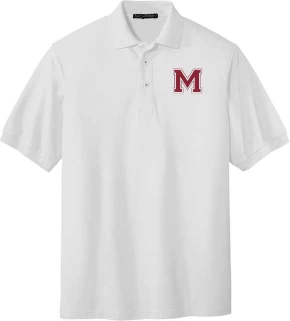Morehouse College Silk Touch Polo Letter Mark - ONLINE ONLY