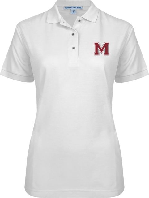 Morehouse College Womens Silk Touch Pique Polo Letter Mark - ONLINE ONLY