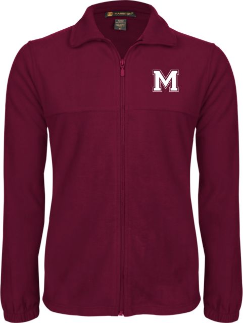 Morehouse College Fleece Full Zip Jacket Letter Mark - ONLINE ONLY