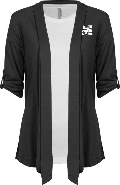 Morehouse College Drape Front Cardigan Sweater Tiger M - ONLINE ONLY